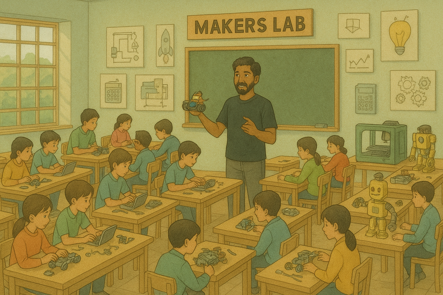 Generative AI Illustration